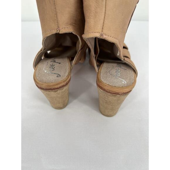 Free People Effie Block Heel Leather Ankle Boots, Women’s Size EU 41 US 10 - Picture 13 of 16